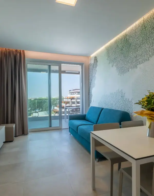 Stile moderno e terrazza panoramica.