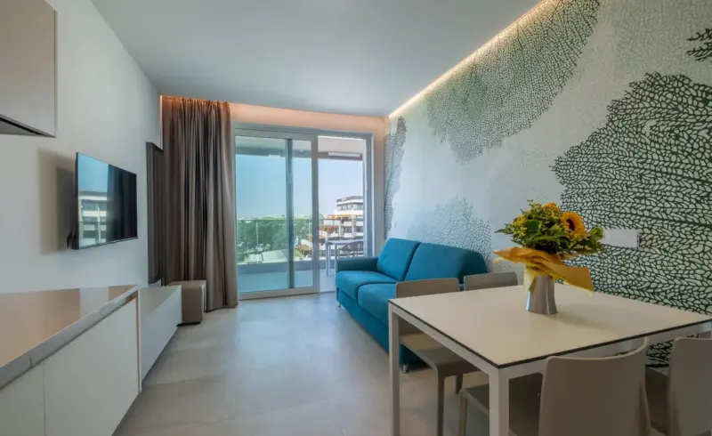 Stile moderno e terrazza panoramica.